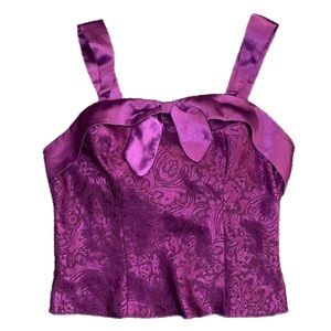 80s victoria’s secret gold label satin cami